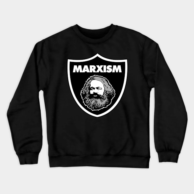 Marxism Raid Crewneck Sweatshirt by buby87